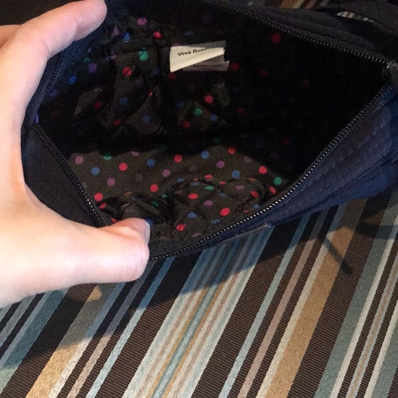 EUC Vera Bradley Frannie crossbody bag in navy color - Picture 8 of 8